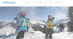 Desktop Screenshot of ecole-ski-evasion.com